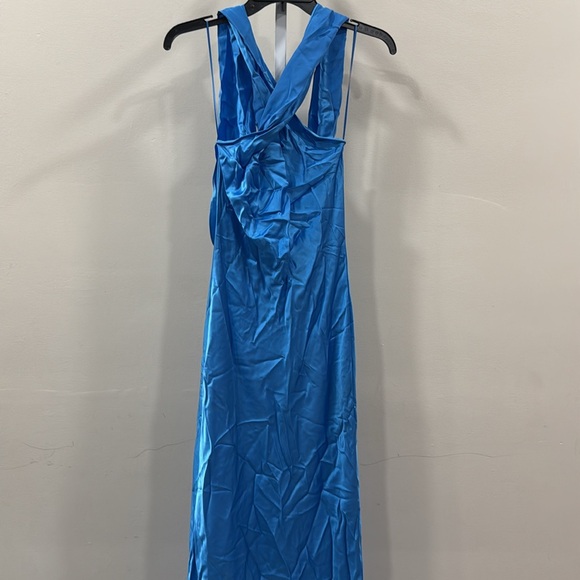 Amanda Uprichard Galilea Gown in Blue Jay - Picture 5 of 12